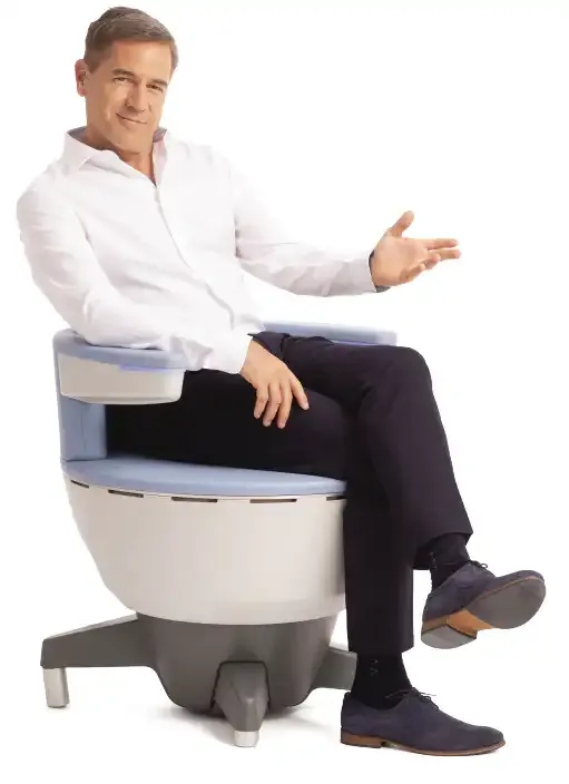 A BTL Emsella treatment being performed at Vada Spa.