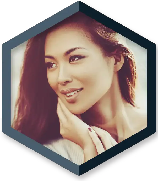 A client's radiant skin after Evoke by InMode treatment.