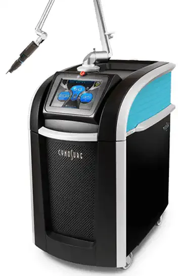 The Cynosure PicoSure laser tattoo removal device.